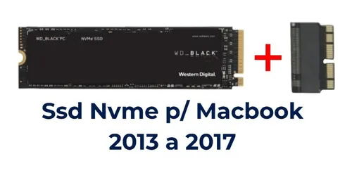 1 Ssd Wd Black 250gb P/ Macbook Air Pro Retina 2013 A 2017 - Imagem 1