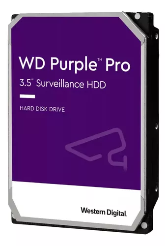 1 Disco Rígido Interno Western Digital Wd Purple Pro Wd181purp 18tb - Imagem 1