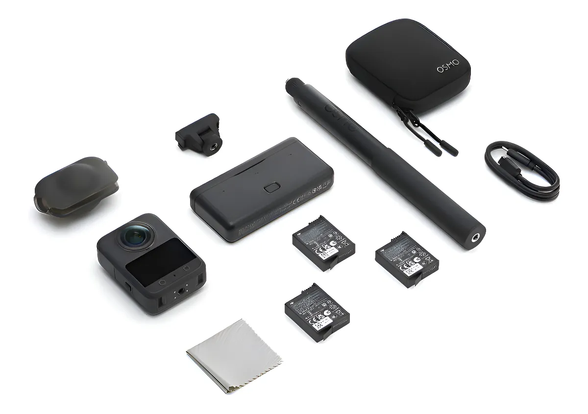 1 Câmera Dji Osmo 360 Adventure Combo AC001 cor preta - Imagem 1