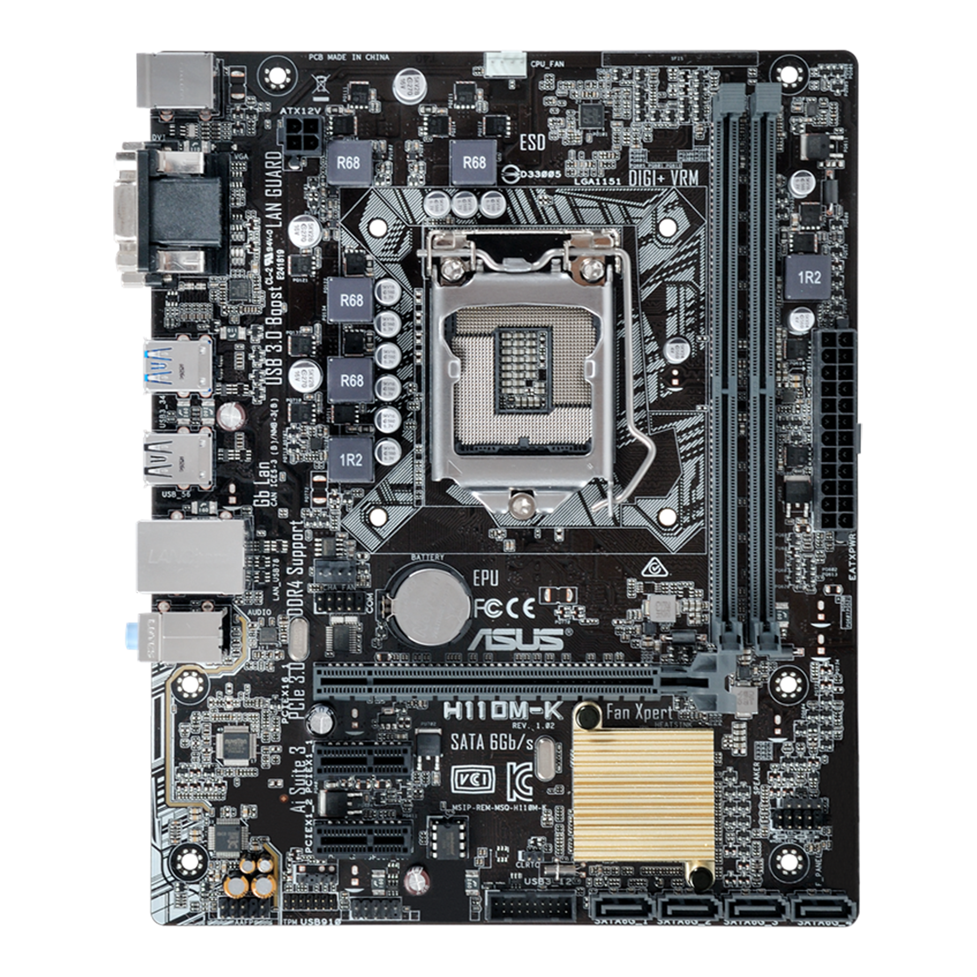 h110 PC INTEL I3 7100 + H110 + 8GB RAM + HD 1TB - Imagem 3