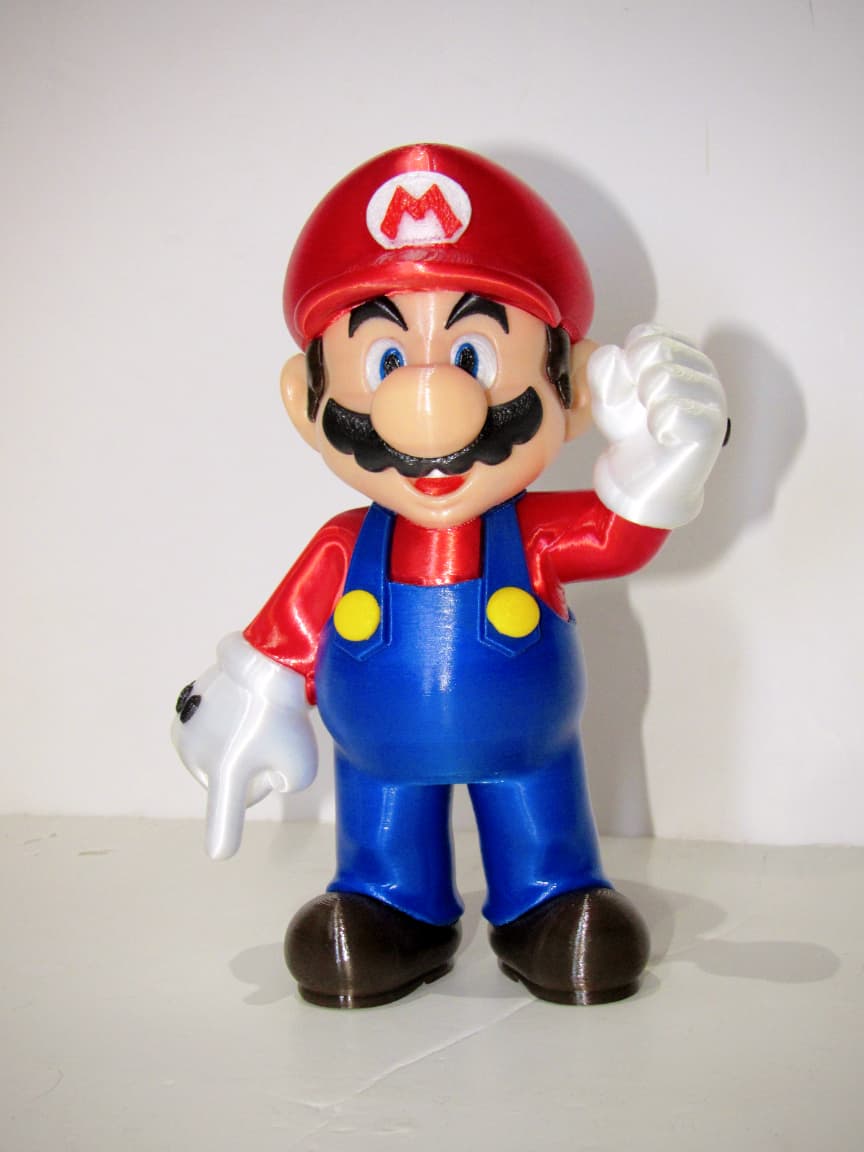WhatsApp Image 2026-07-20 at 15.49.31 (2) Boneco Super Mario 15cm Decorativo | Impressão 3D Colecionável - Imagem 2