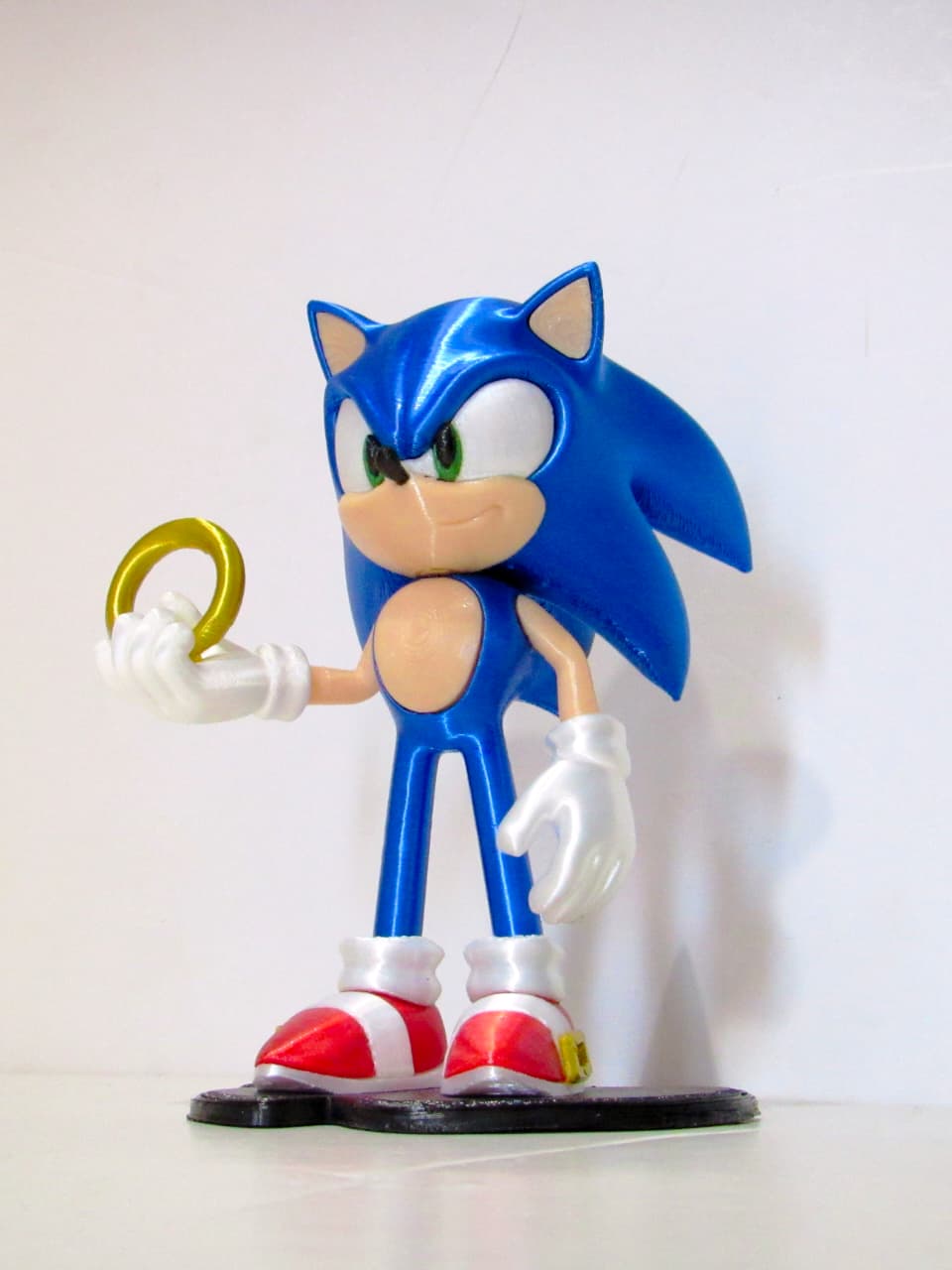 WhatsApp Image 2026-07-20 at 15.49.31 (4) Boneco Sonic 14cm Decorativo | Impressão 3D Colecionável - Imagem 3