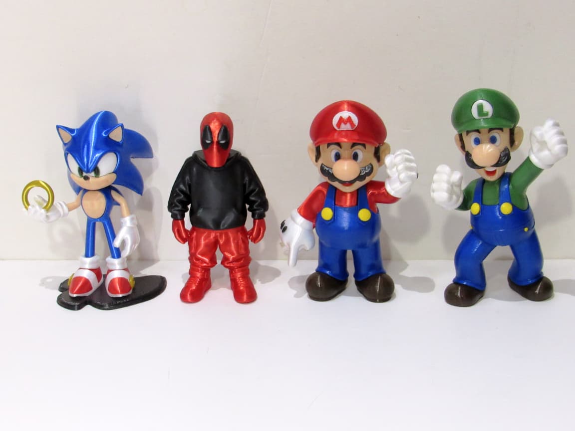 WhatsApp Image 2026-07-20 at 15.49.32 Boneco Sonic 14cm Decorativo | Impressão 3D Colecionável - Imagem 4