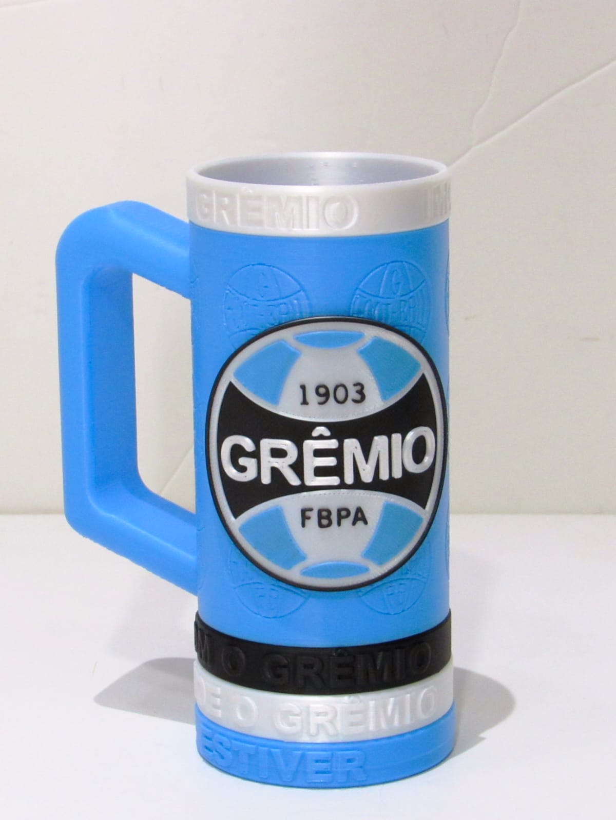 WhatsApp Image 2026-07-24 at 15.05.50 Copo Porta Lata Long Neck Grêmio 350ml e 269ml com Adaptador | Impressão 3D - Imagem 1
