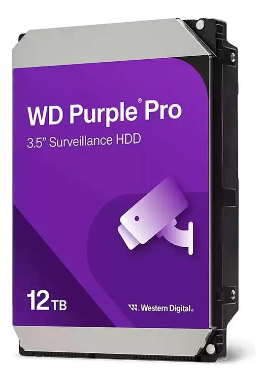 D_NQ_NP_2X_681151-MLA99557464358_122025-F Hd Wd Purple Surveillance 12tb 7200rpm 512mb Sata Wd122purp Cor Preto - Imagem 1
